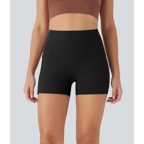 Halara Pants - NWT Halara UltraSculpt High Waisted Scrunch Butt Tummy Control Shorts Size Small